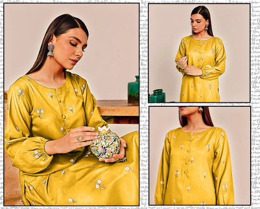 Embraided 2-Piece Lawn Suit for Women – Unstitched EM-003