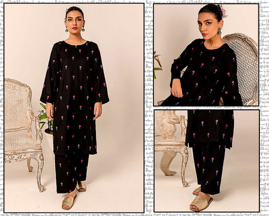 Embraided 2-Piece Lawn Suit for Women – Unstitched EM-006